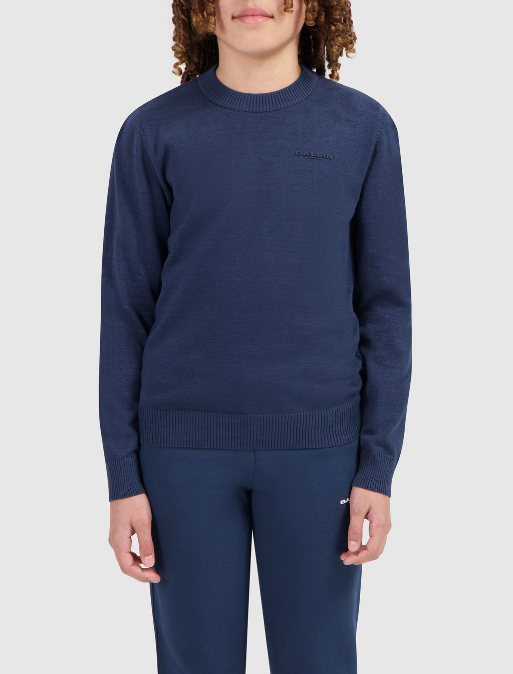 Junior Original Crewneck Knit | Navy