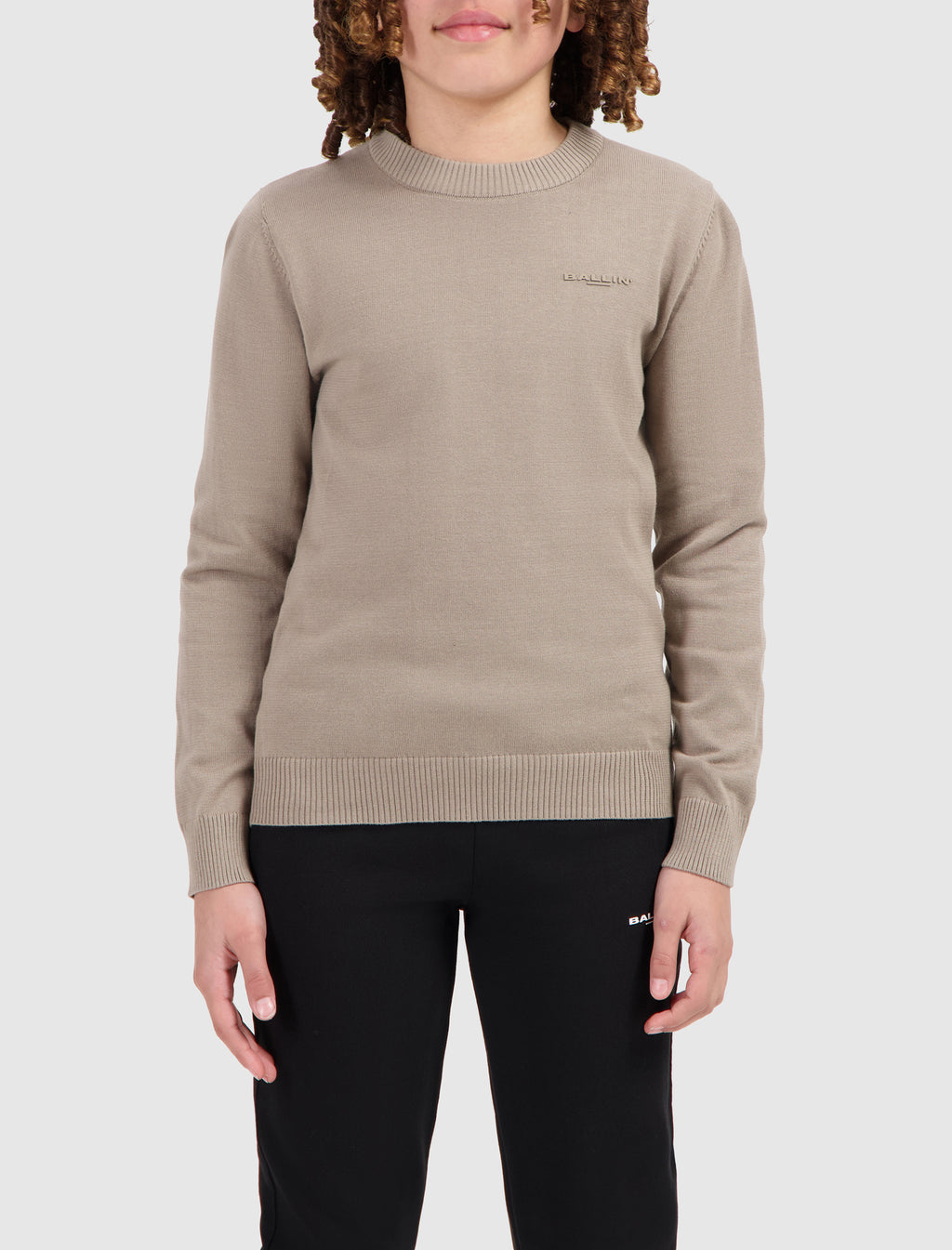 Junior Original Crewneck Knit | Taupe