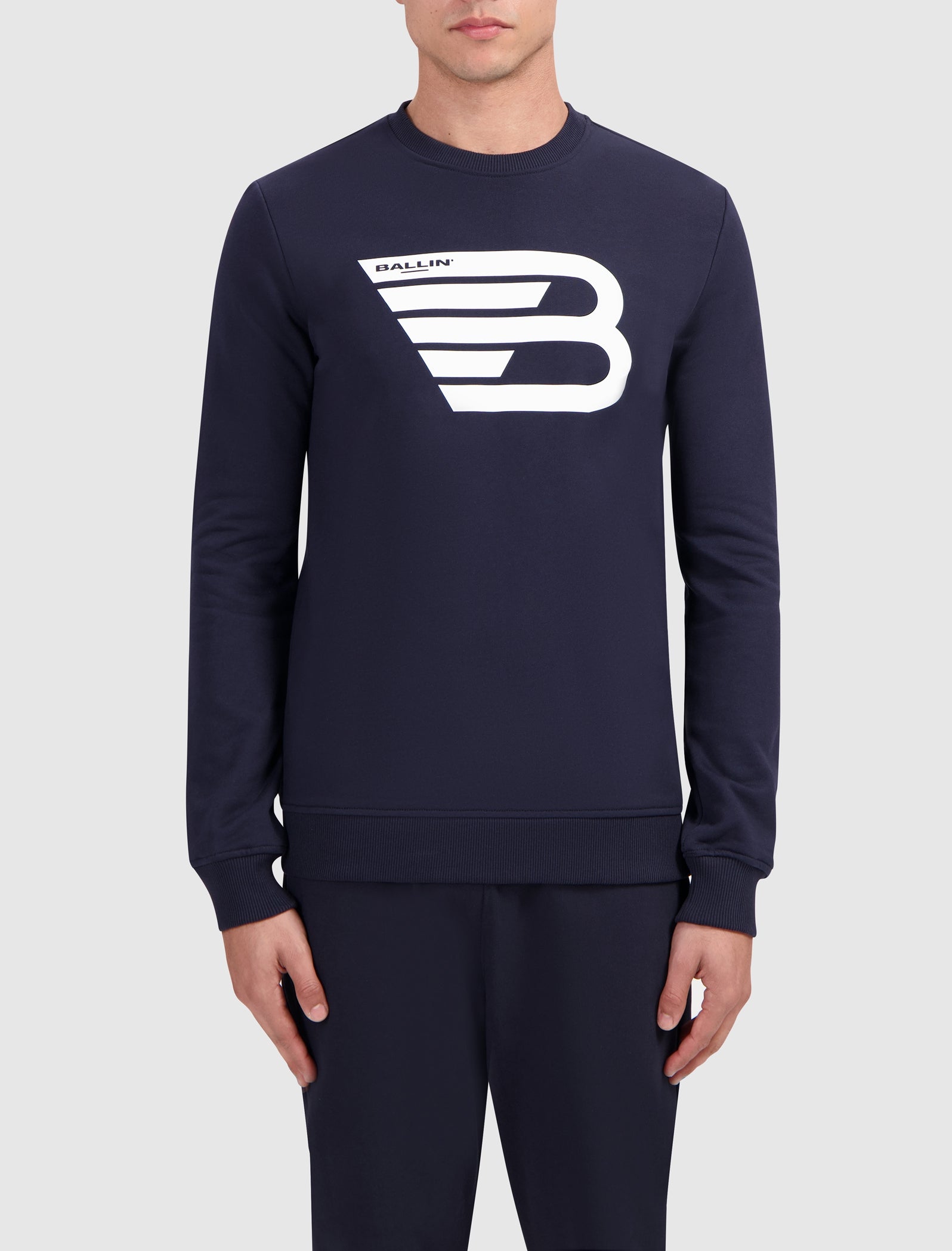 Original Icon Logo Print Sweater | Dark Blue