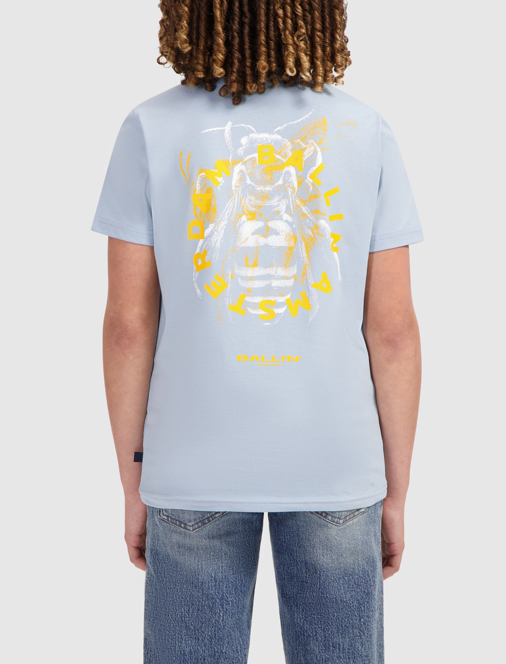 Junior The Hive T-shirt | Blue Grey