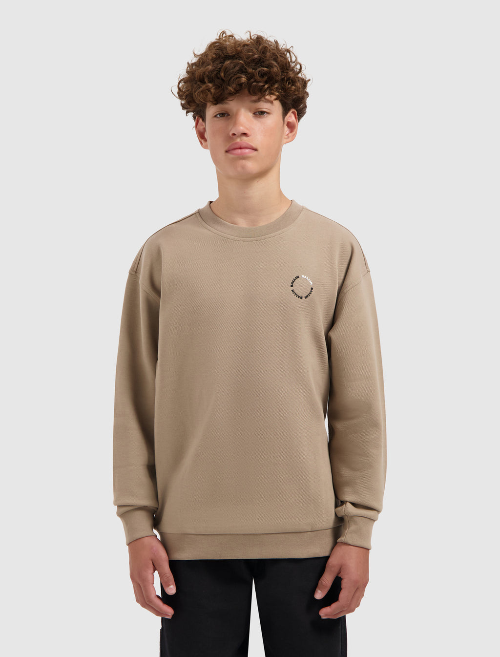 Junior Circle Logo Sweater | Taupe