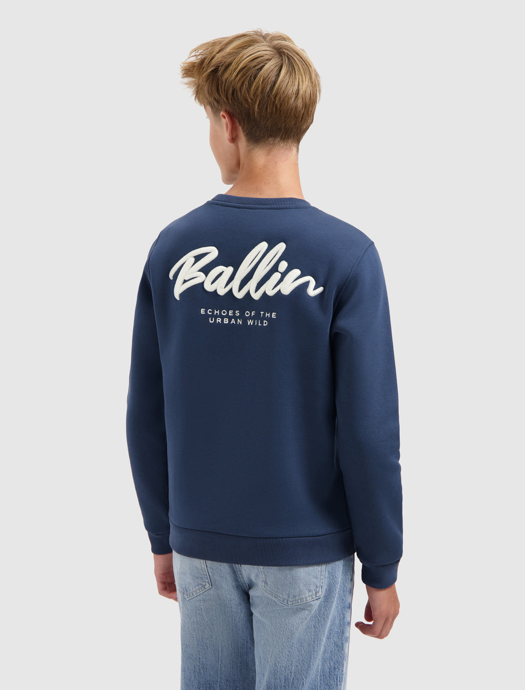Junior Echoes Sweater | Navy