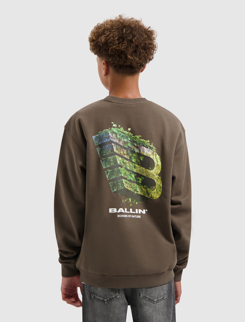 Junior Echoes Of Nature Sweater | Brown