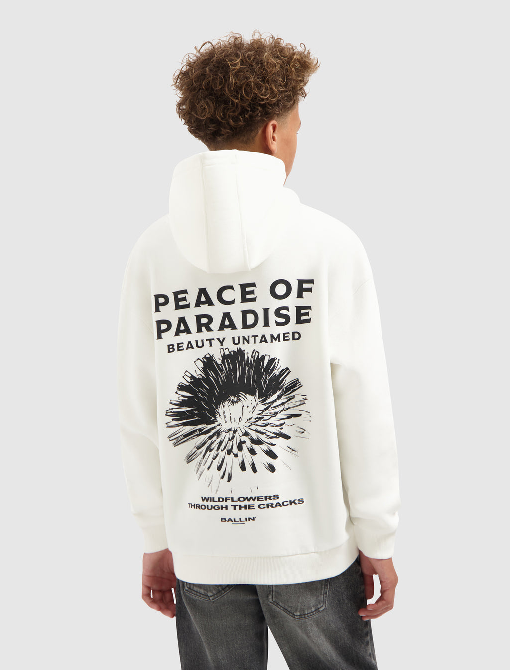 Junior Peace of Paradise Hoodie | Off White