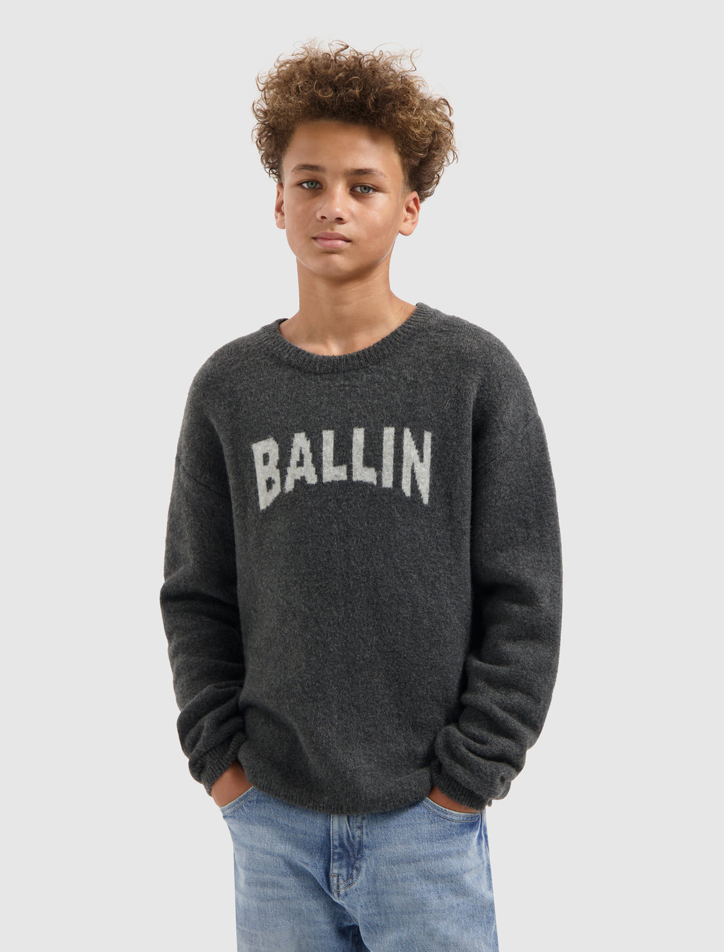 Junior Jacquard Knit Sweater | Antra