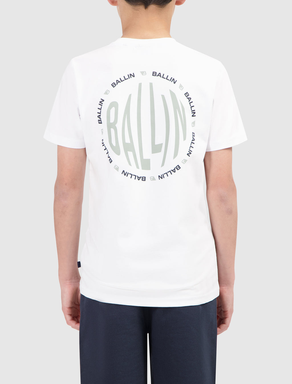 Junior Fish-Eye Logo T-shirt | White