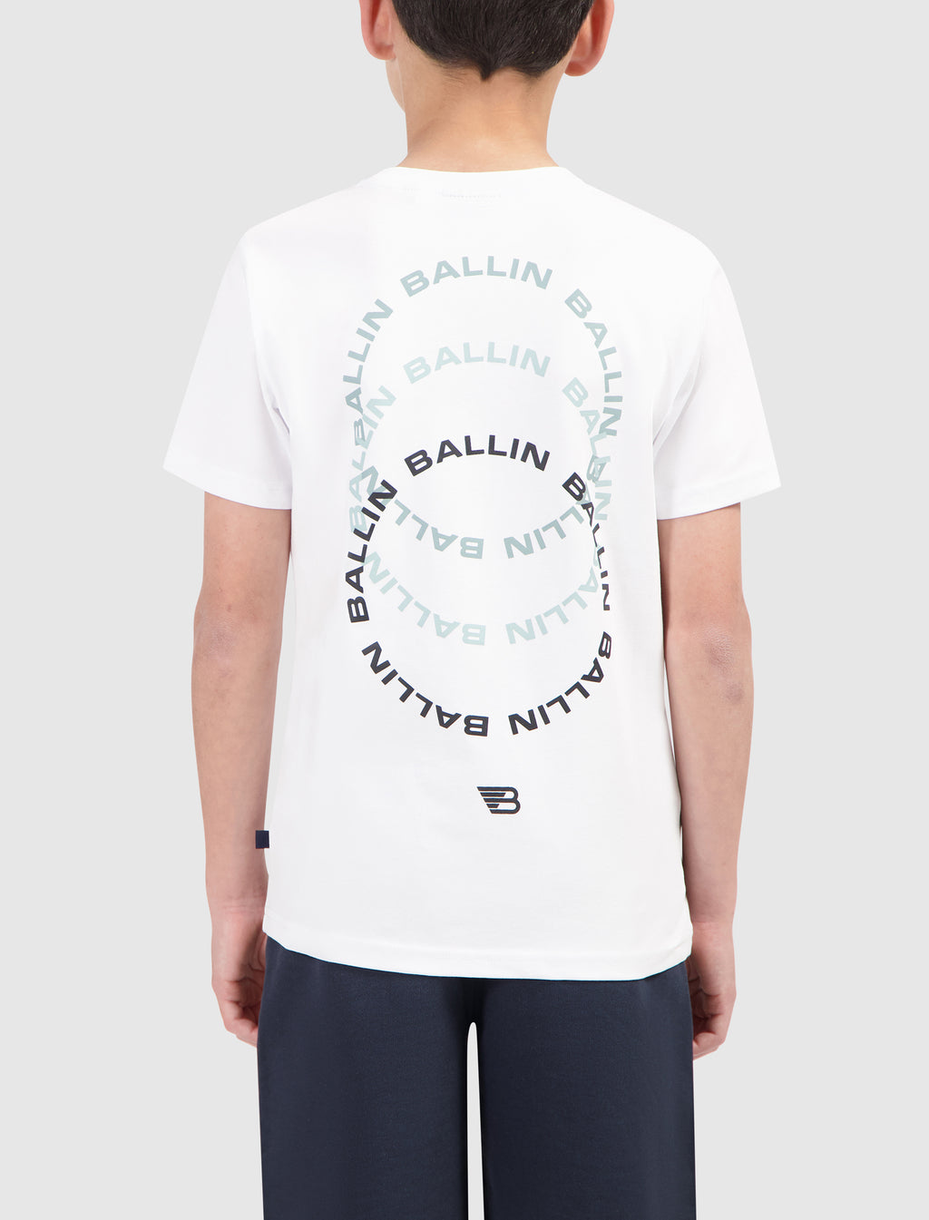 Junior Vertical Circle's Logo T-shirt | White