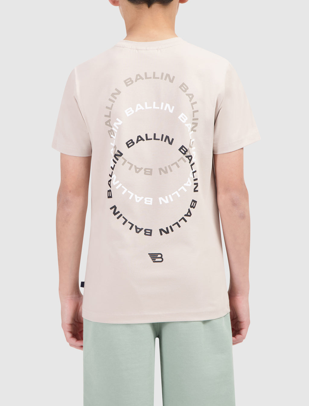 Junior Vertical Circle's Logo T-shirt | Sand