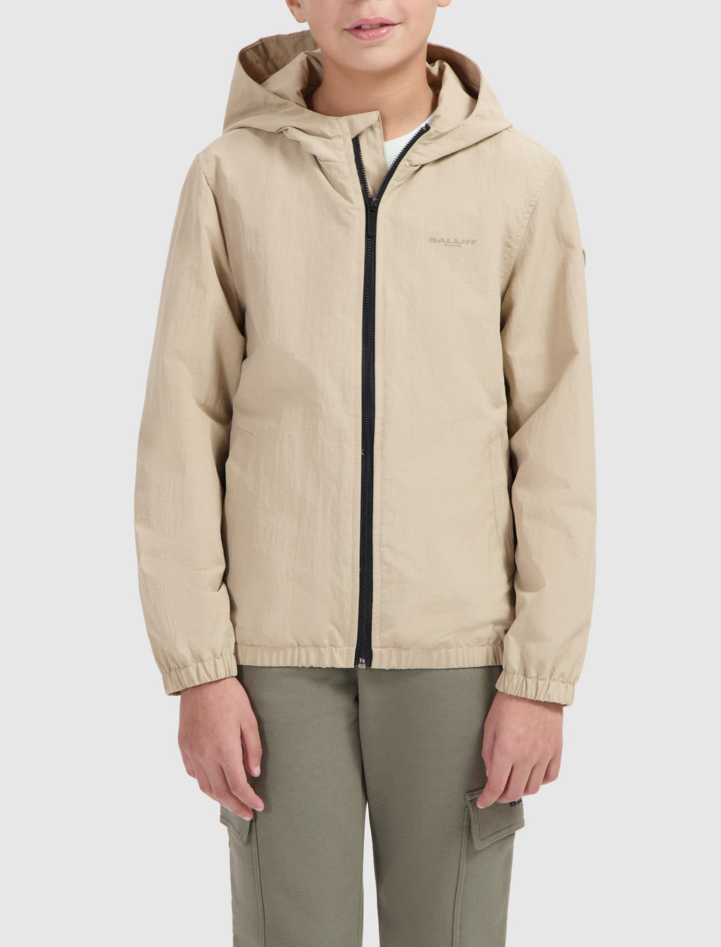 Junior Windstopper Logo Jacket | Sand