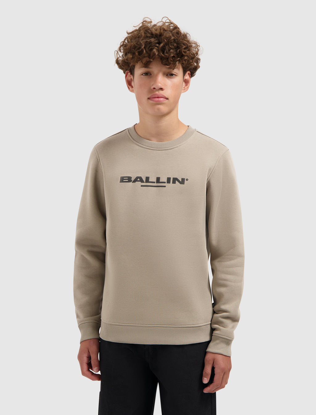 Junior Original Logo Sweater | Taupe