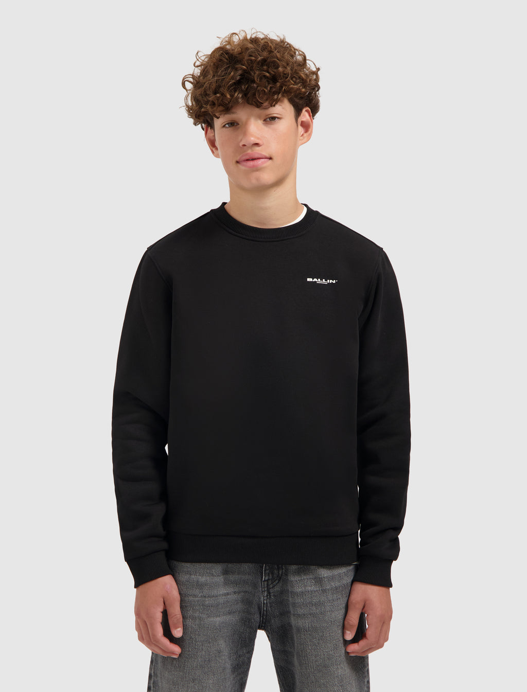 Junior Original Chest Logo Sweater | Black