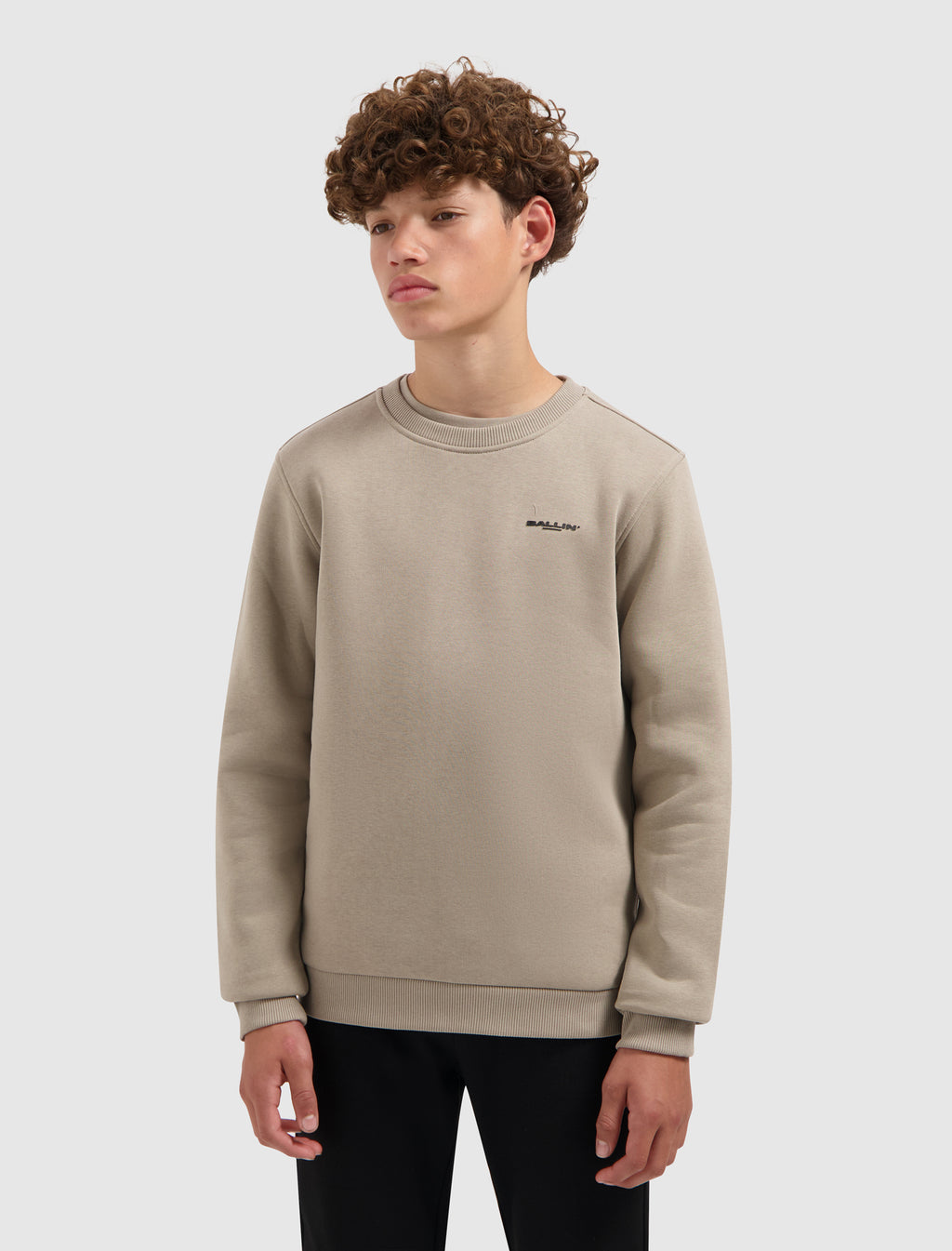 Junior Original Chest Logo Sweater | Taupe
