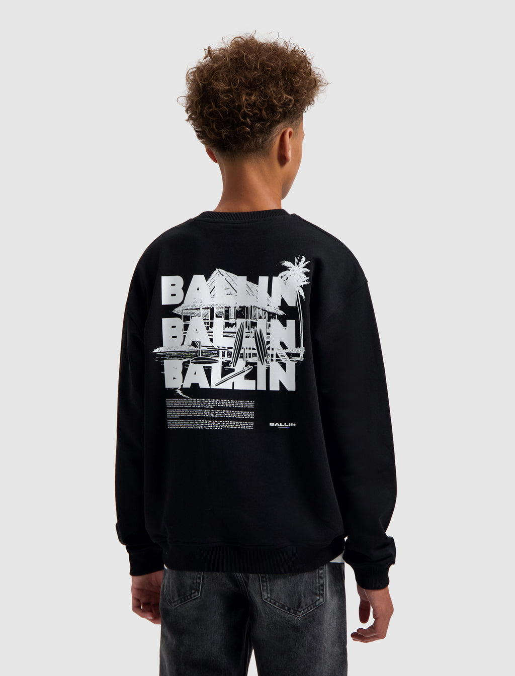 Junior Surfers Paradise House Sweater | Black