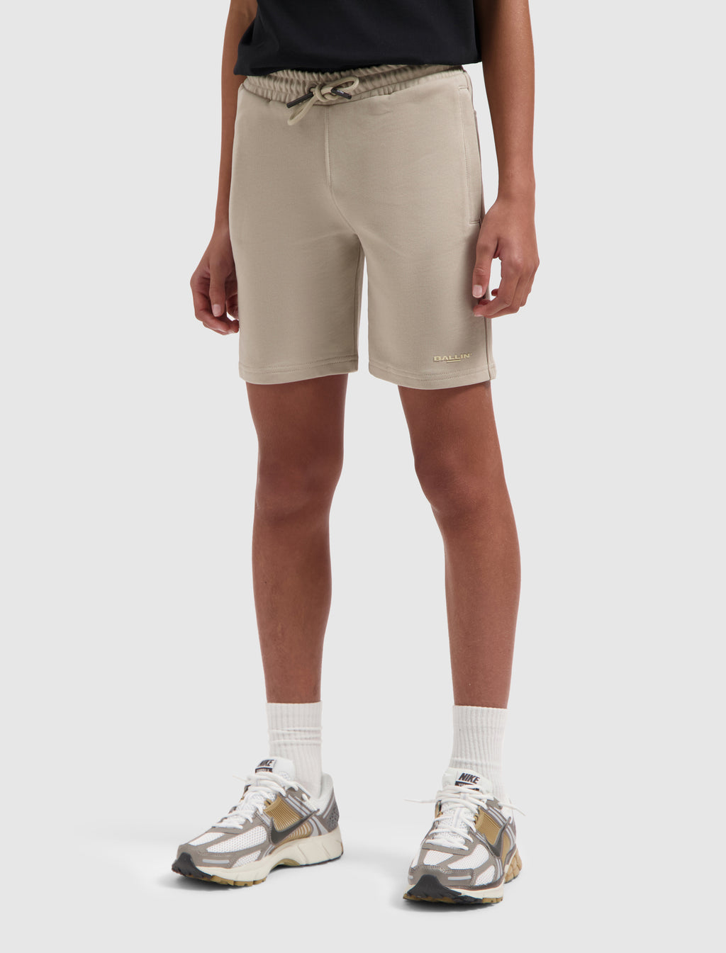 Junior Original Logo Short | Taupe
