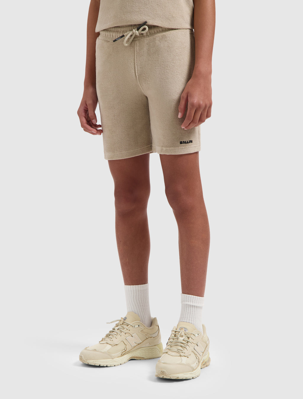 Junior Terry Logo Short | Taupe