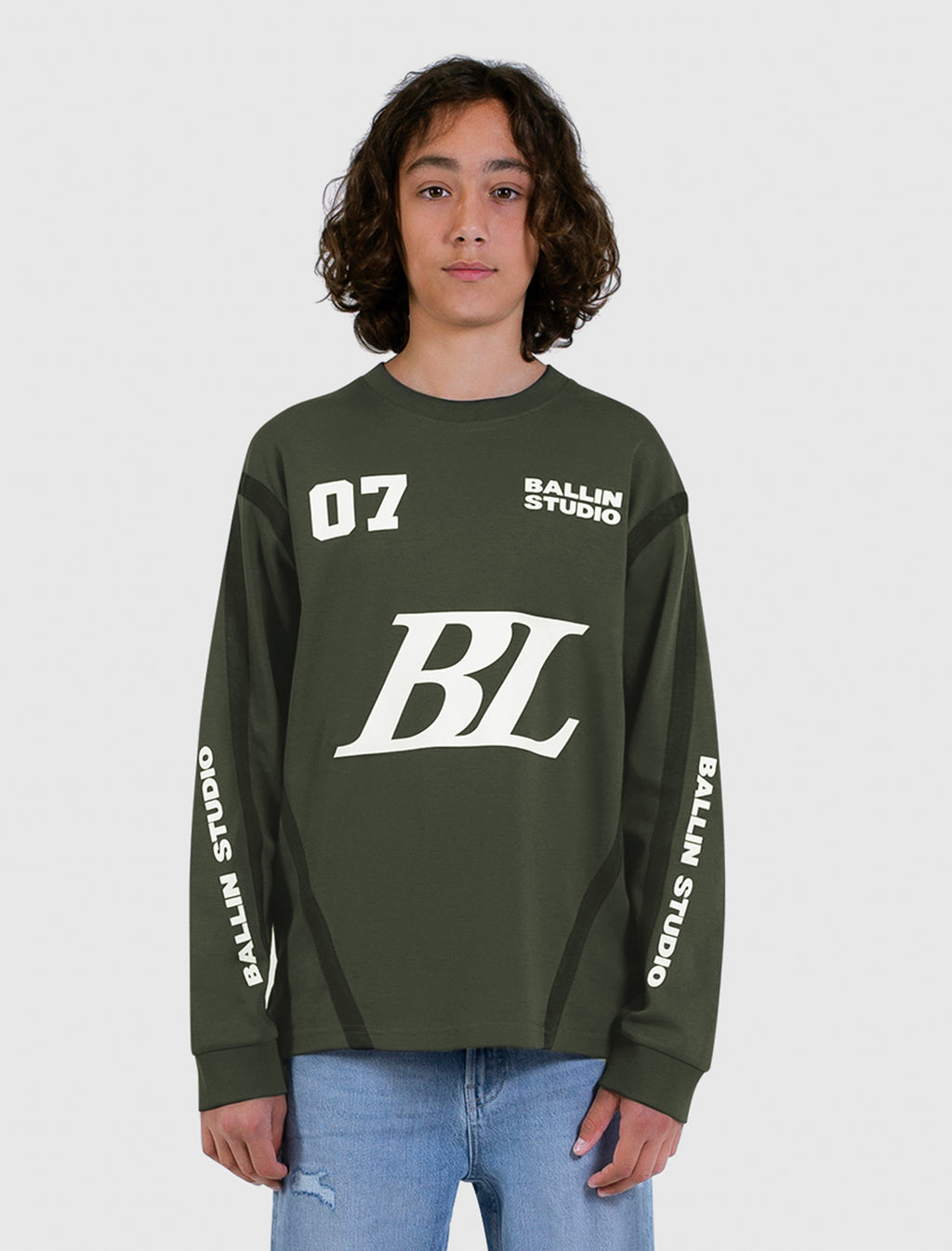 Junior Ballin Studio Longsleeve | Olive