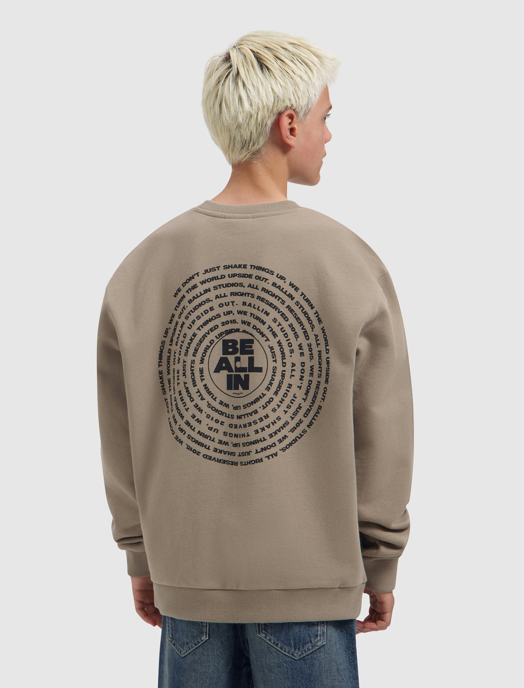 Junior LP Crewneck | Taupe