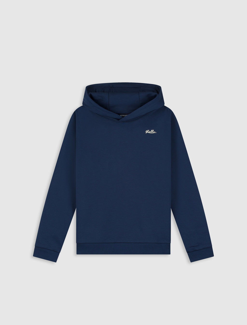 Junior Script Logo Hoodie | Navy