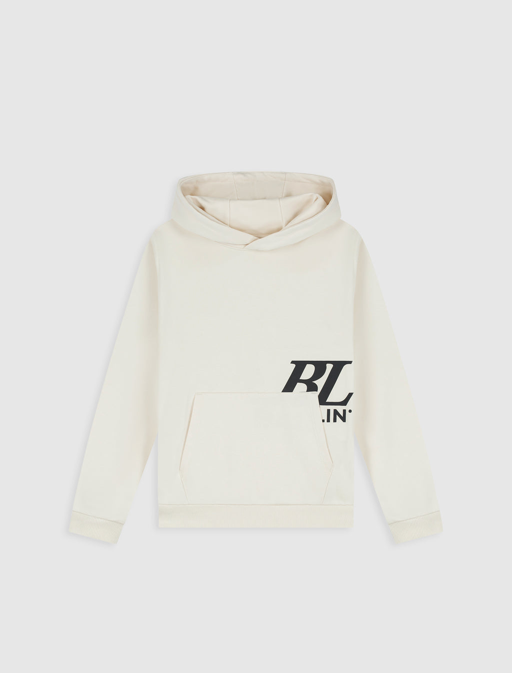 Junior Semi-Hidden Monogram Hoodie | Ecru
