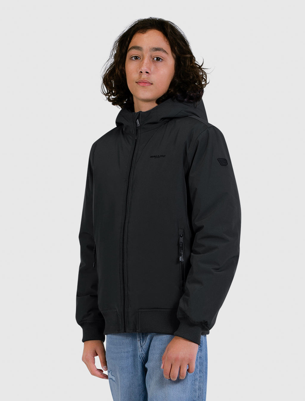 Junior Hooded Jacket | Black