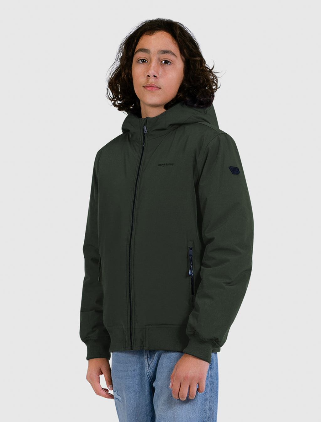 Junior Hooded Jacket | Dark Army