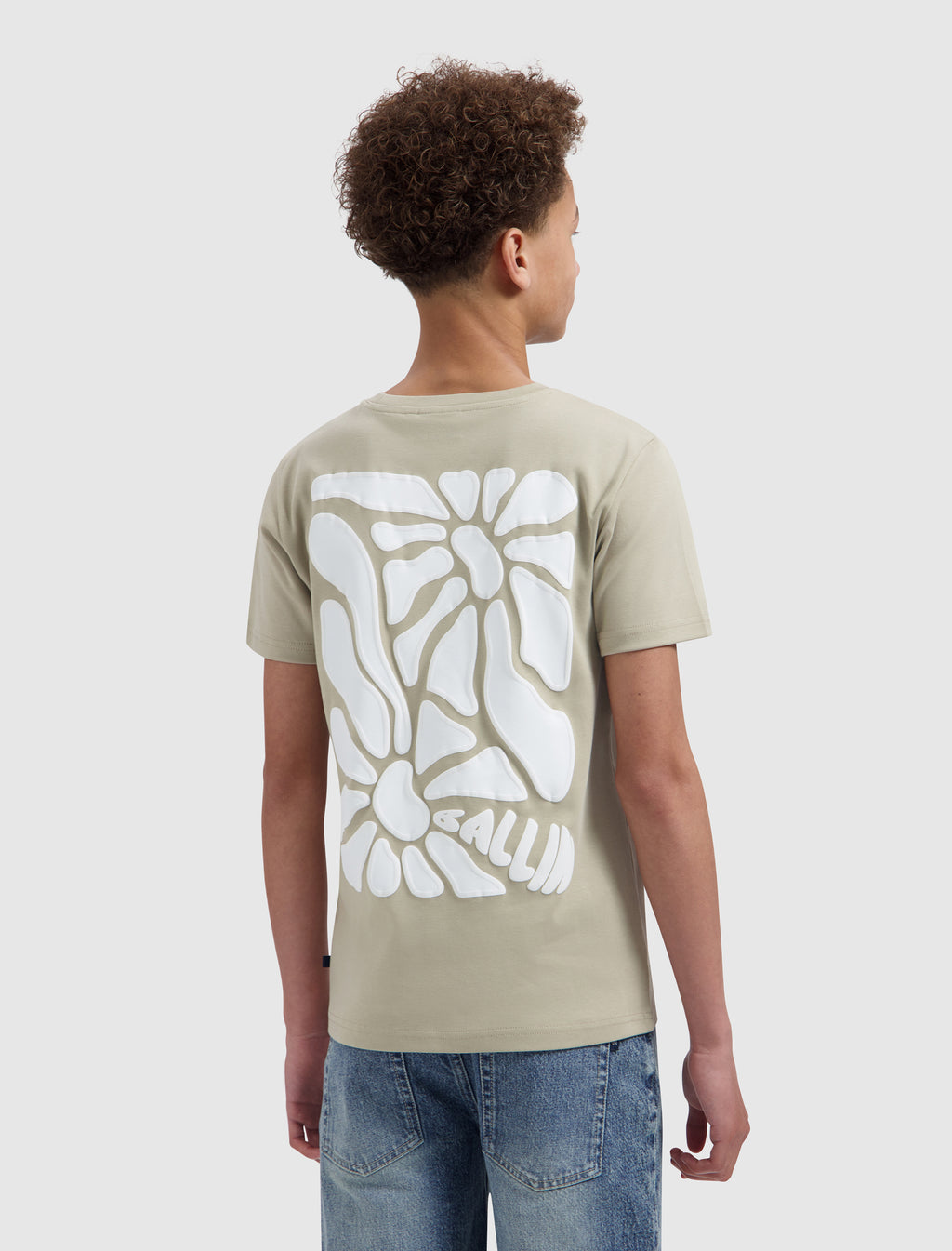 Junior Sunshine Square T-shirt | Taupe