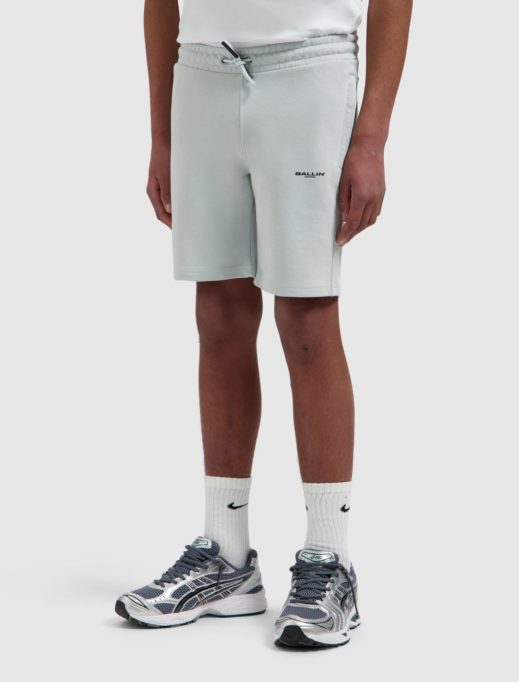 Junior Logo Sweatshort | Light Grey