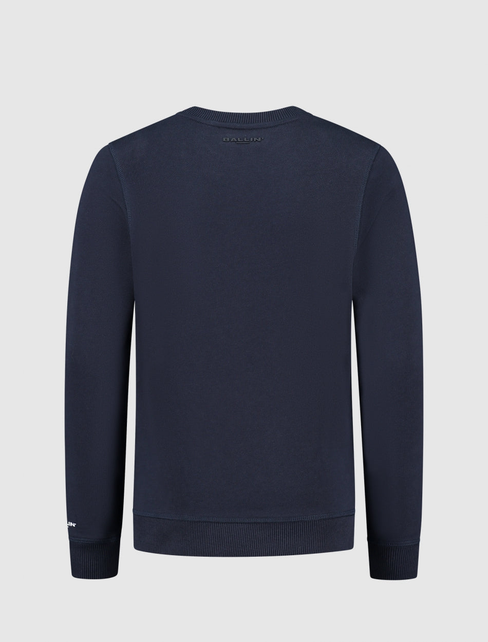 Junior Original Icon Logo Sweater | Dark Blue