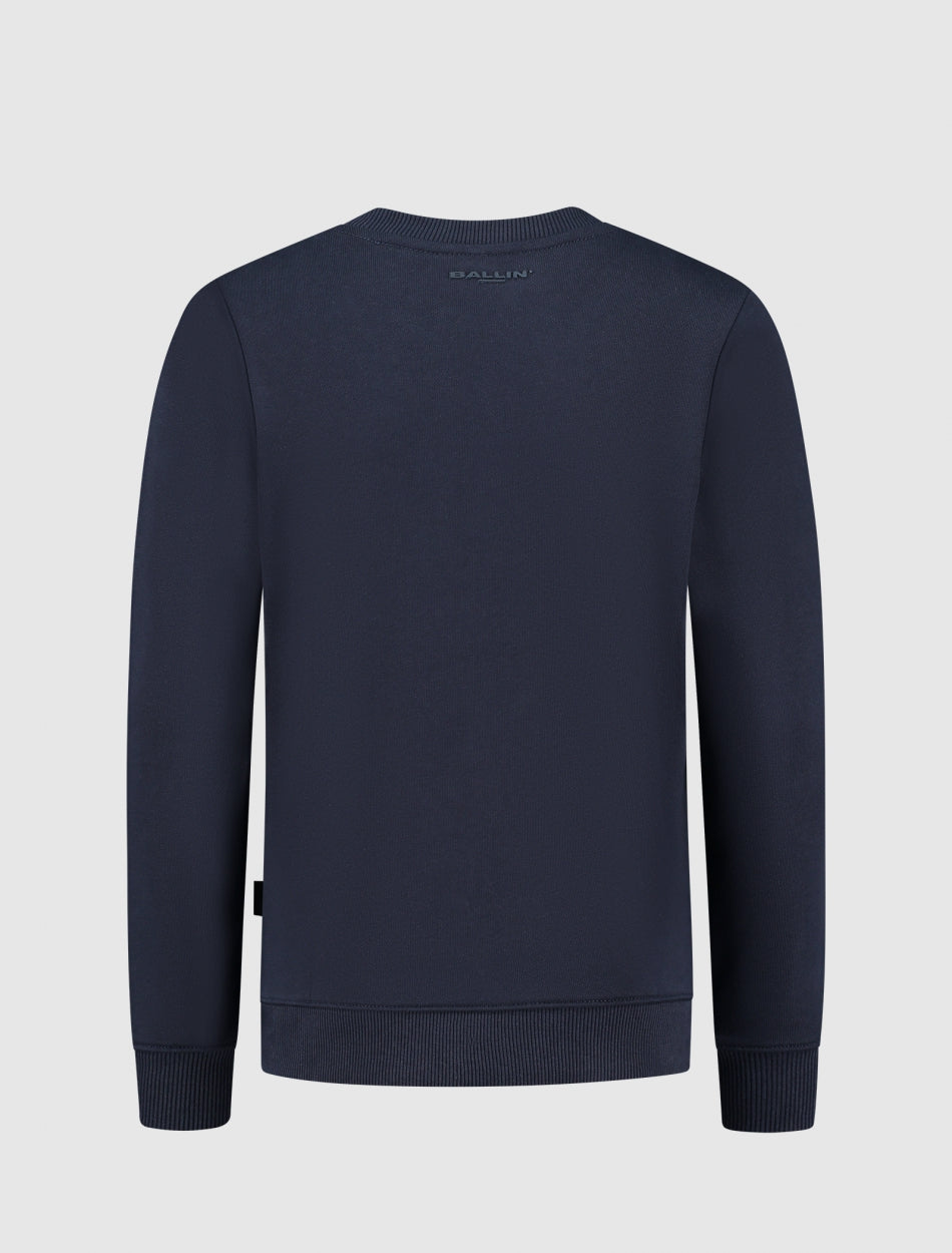 Junior Original Icon Logo Sweater | Dark Blue