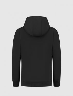 Kids Original Logo Print Hoodie | Black