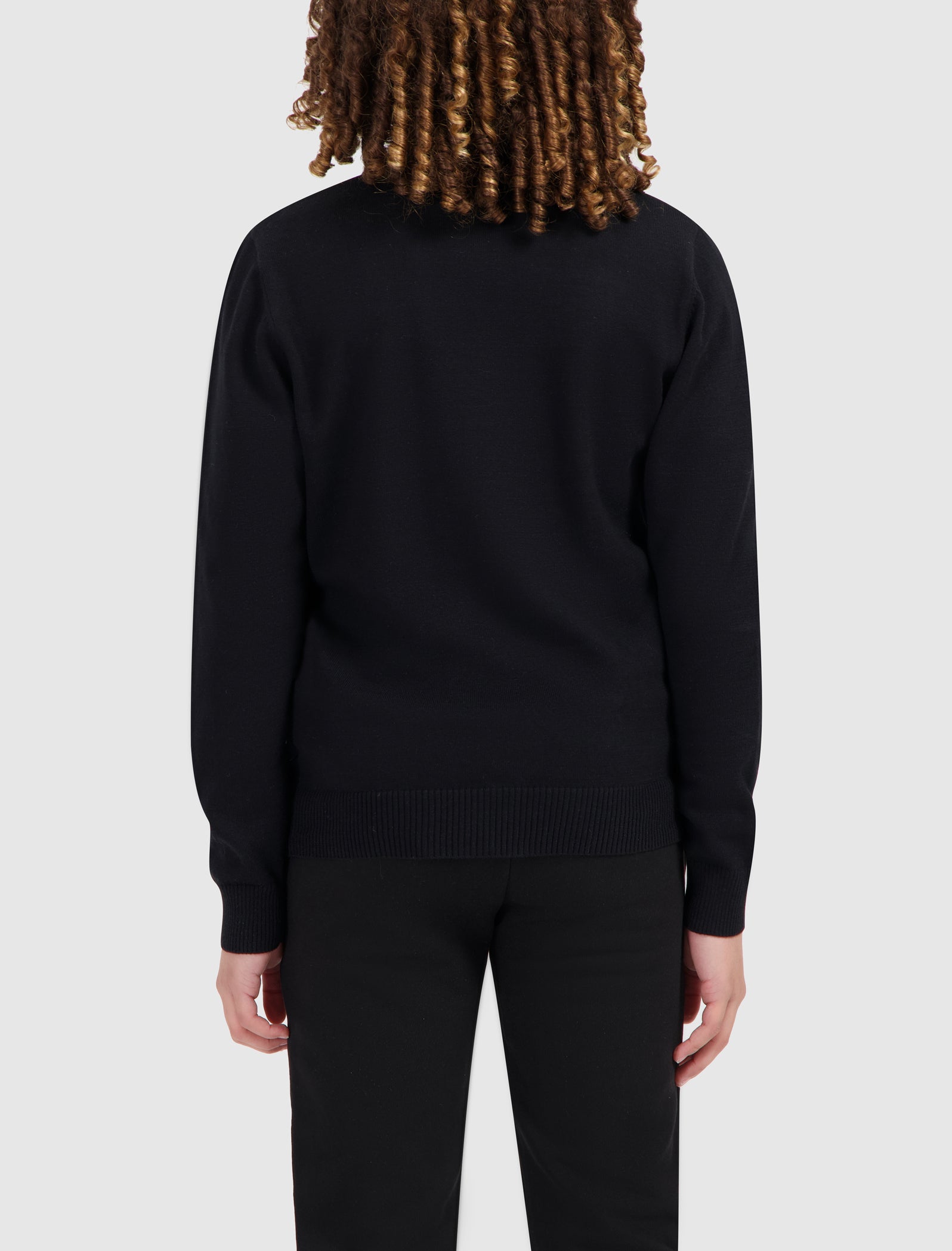 Junior Original Half Zip Knit | Black