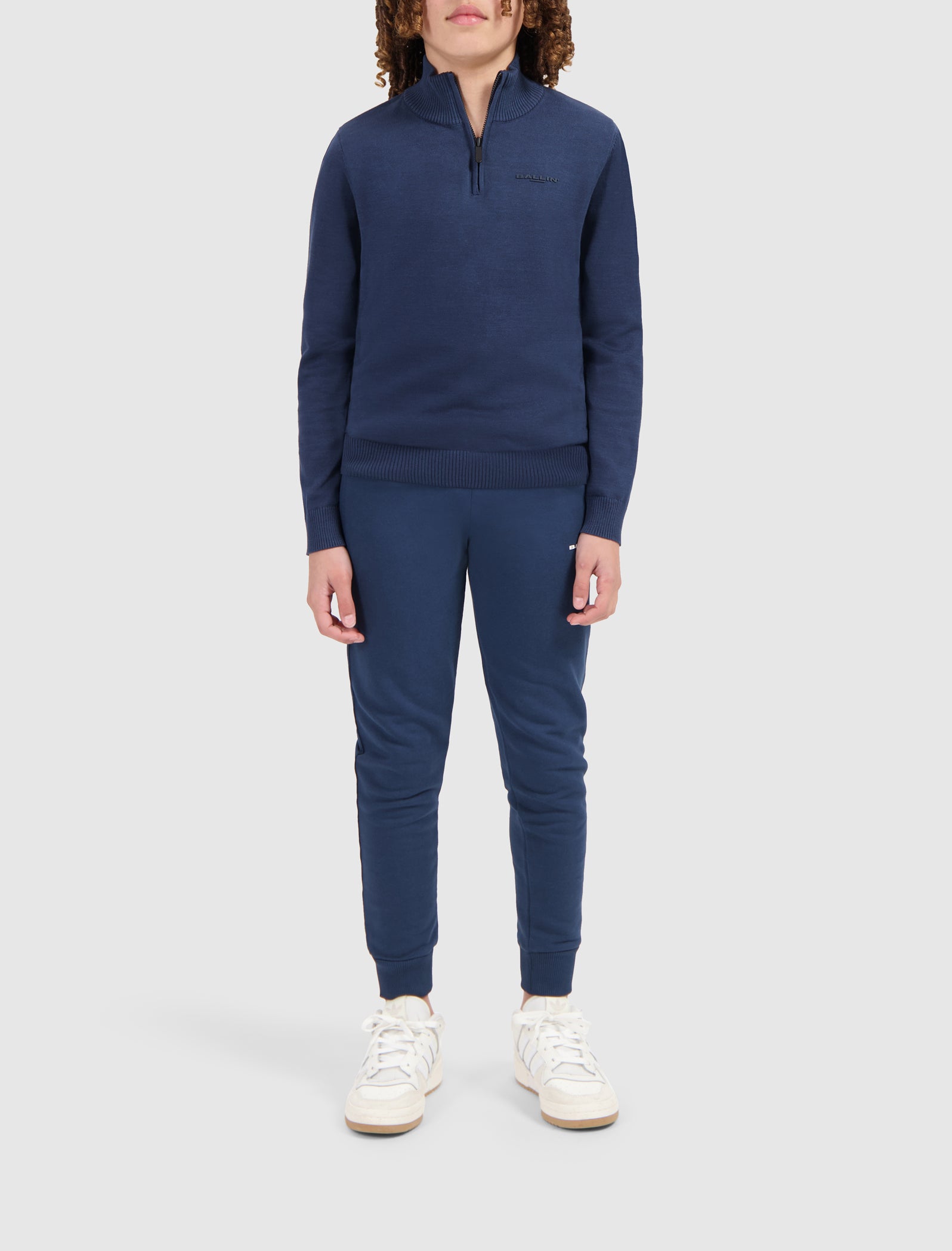 Junior Original Half Zip Knit | Navy