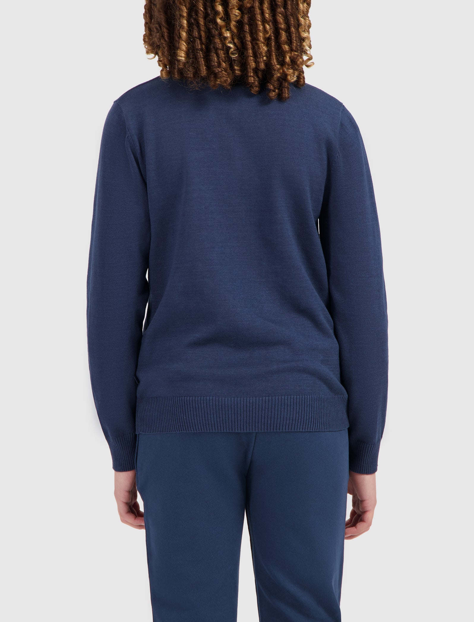 Junior Original Half Zip Knit | Navy