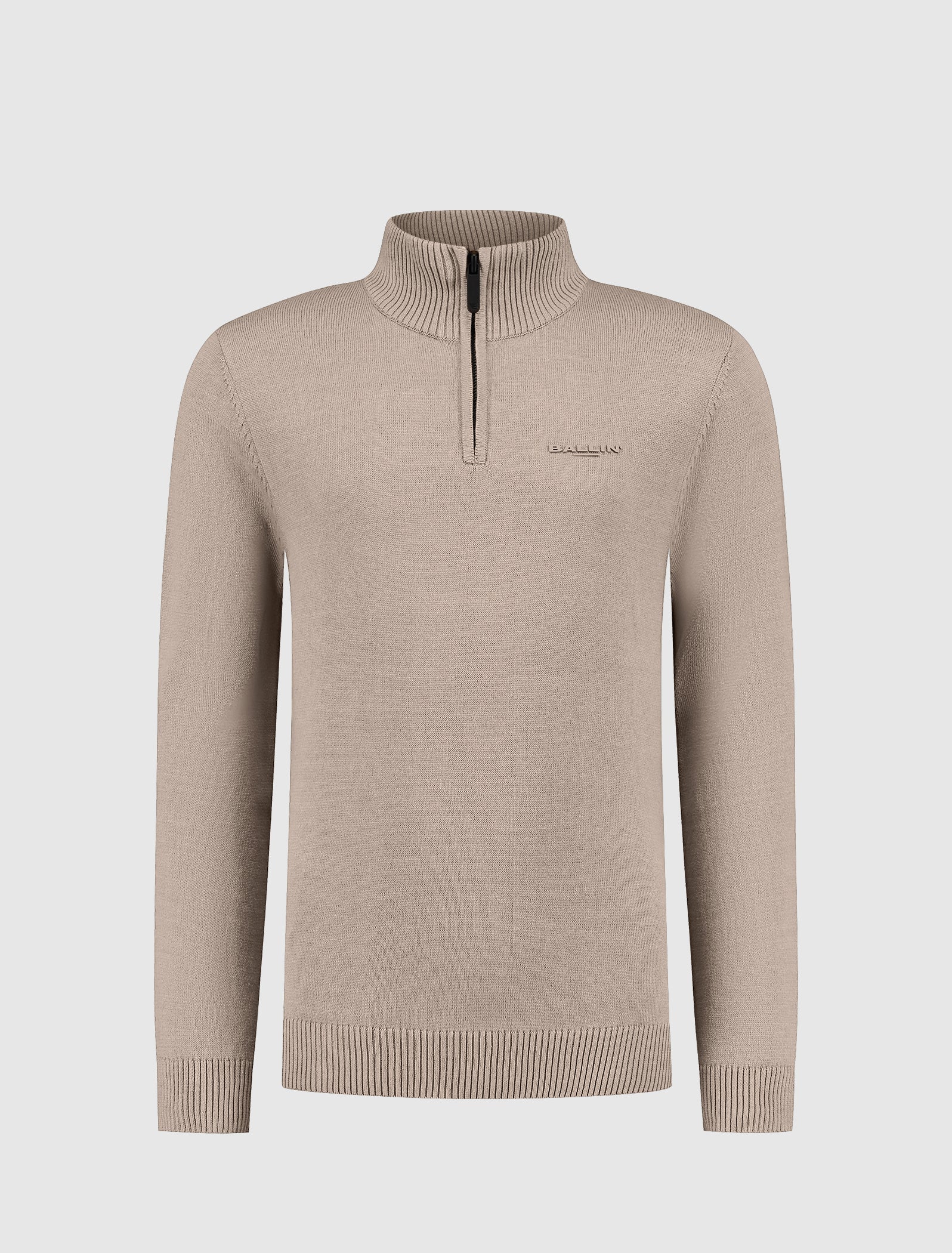 Junior Original Half Zip Knit | Taupe
