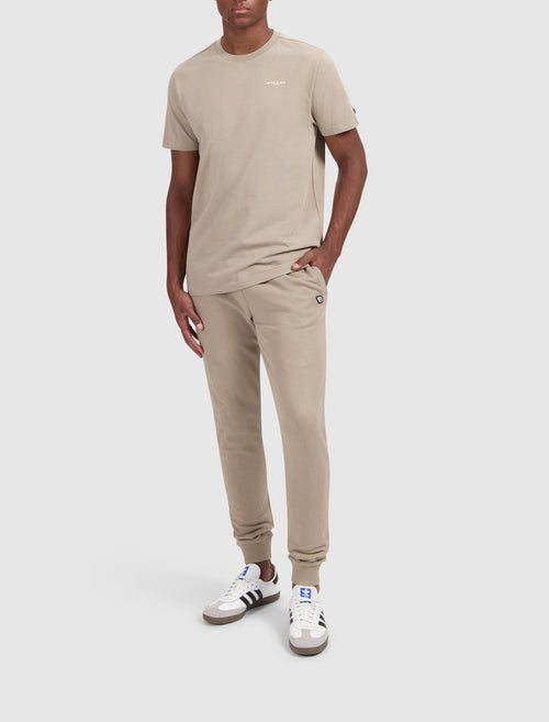 Original Logo Crewneck T-shirt | Taupe