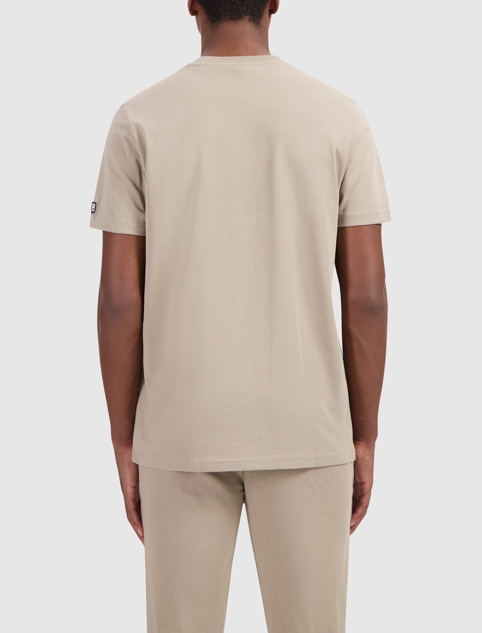 Original Logo Crewneck T-shirt | Taupe