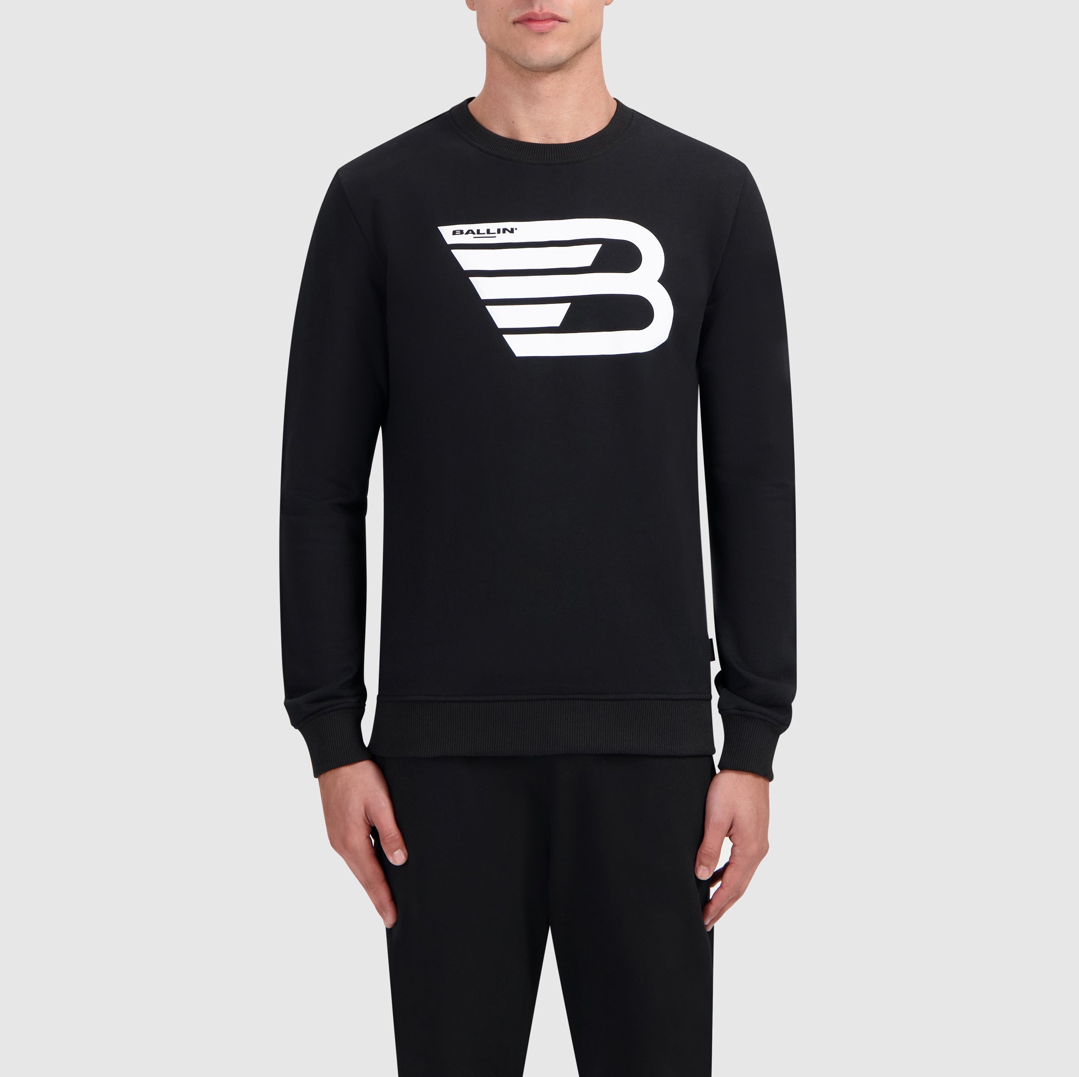 Original Icon Logo Print Sweater | Black