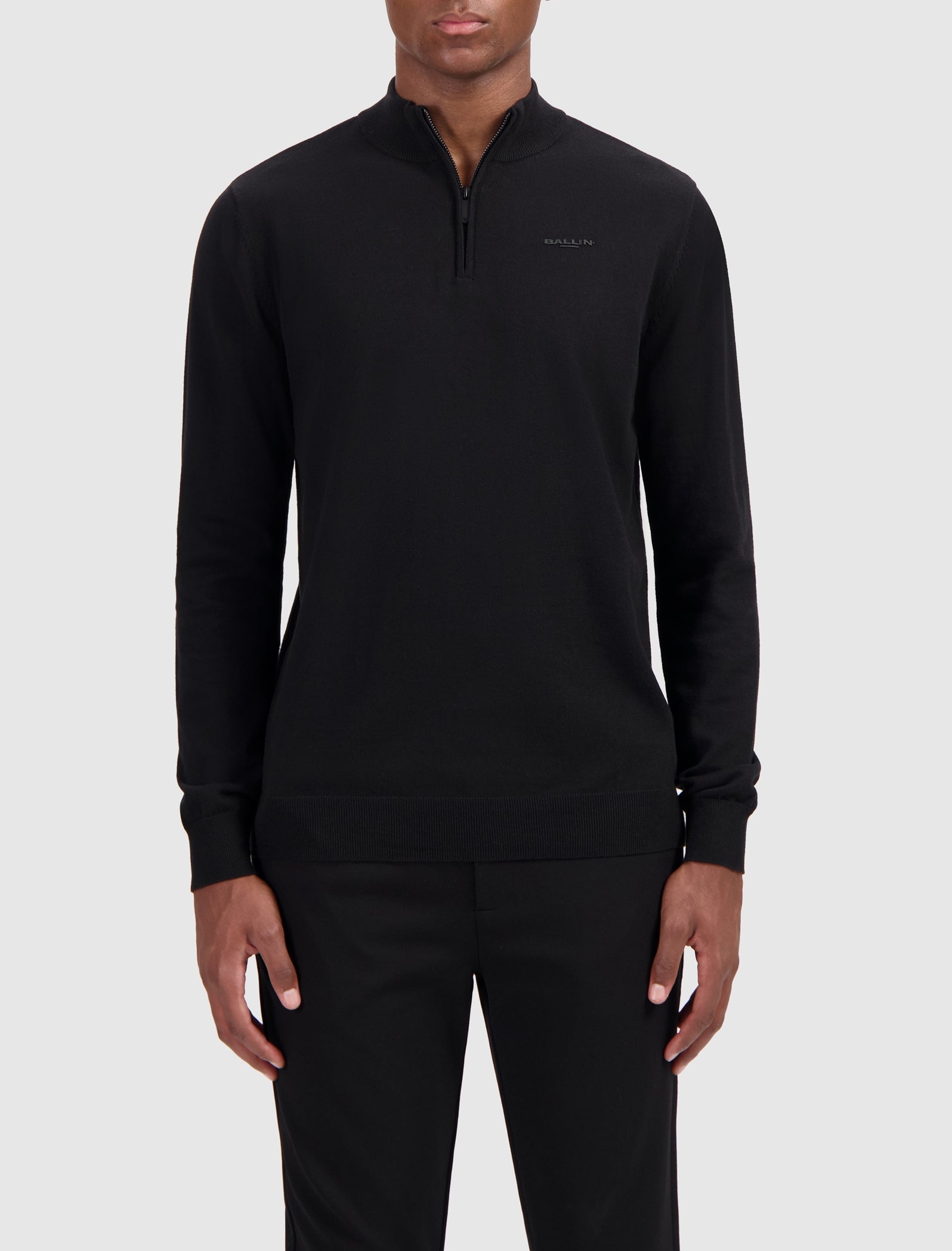Original Half Zip Knit | Black