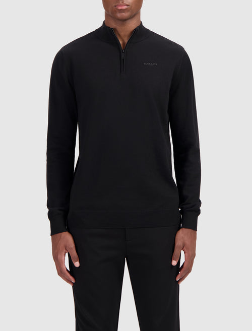 Original Half Zip Knit | Black