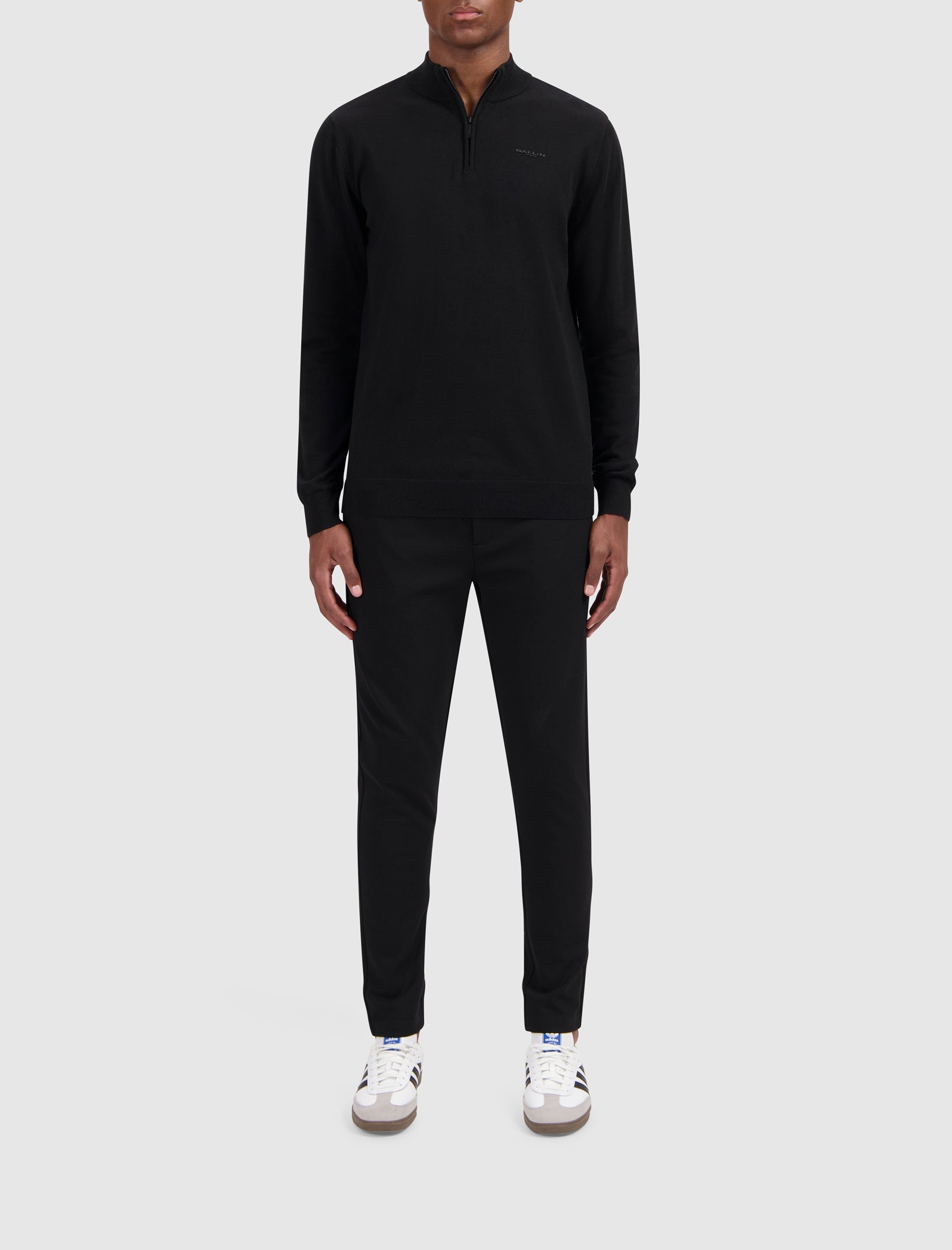 Original Half Zip Knit | Black