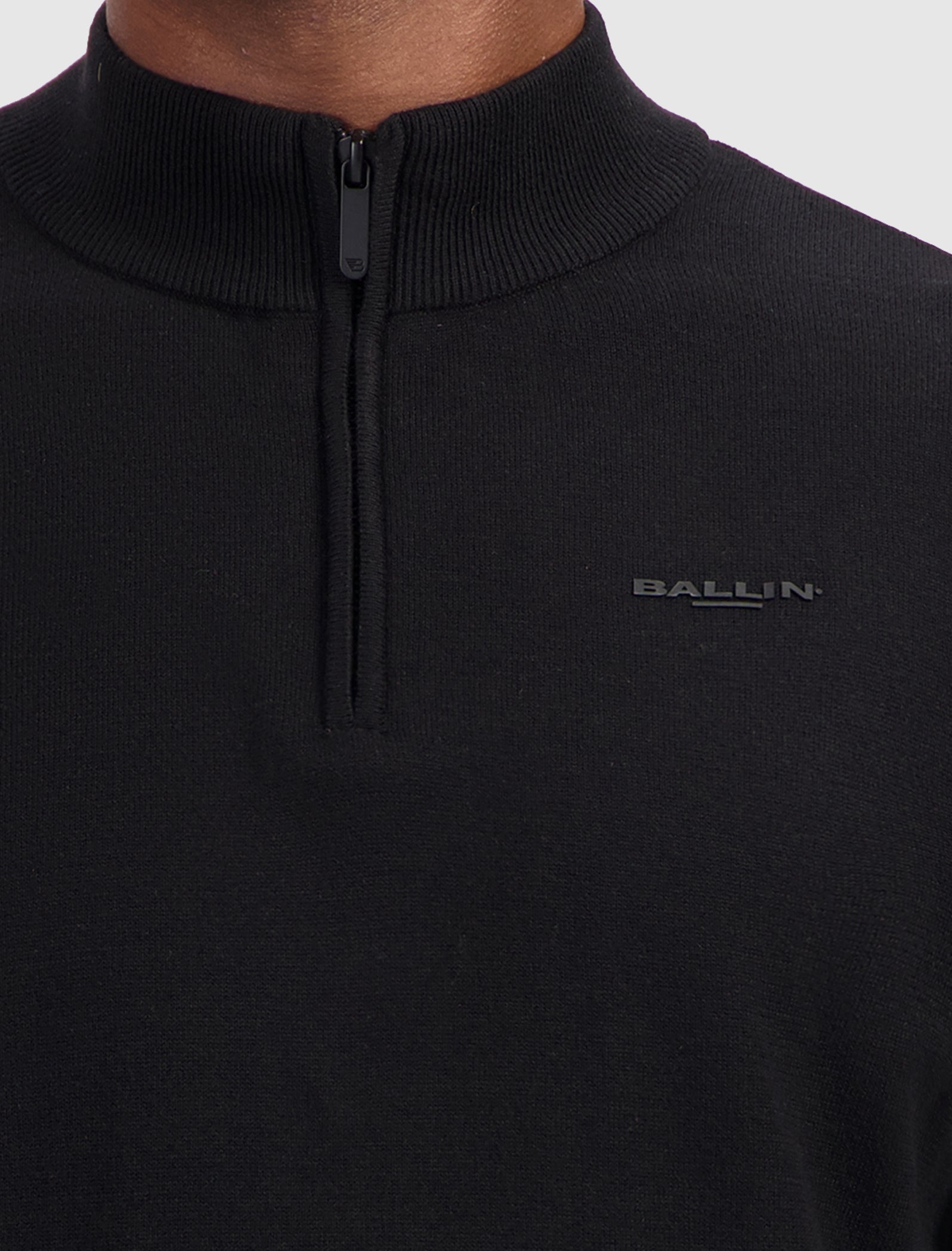 Original Half Zip Knit | Black