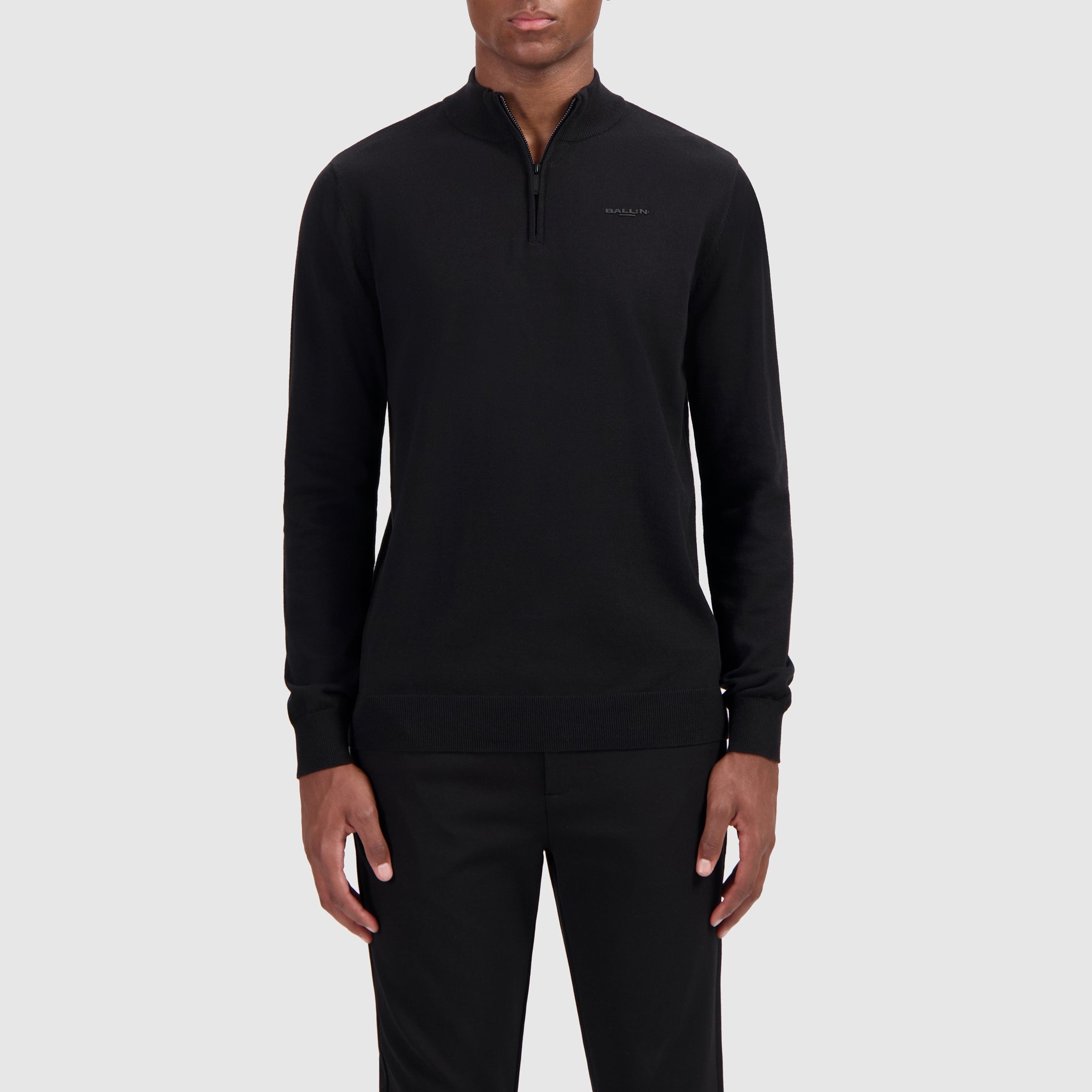 Original Half Zip Knit | Black