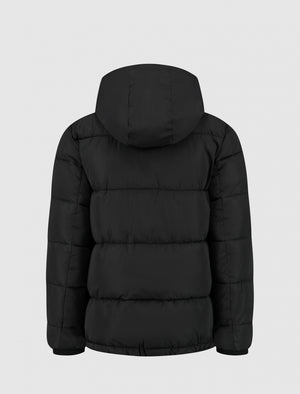Kids Gewatteerde Puffer Jas | Black
