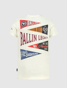 Kids Legacy Print T-shirt | Ecru