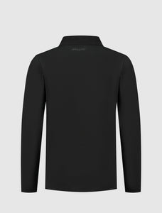 Kids Icon Logo Lange Mouw Polo | Black