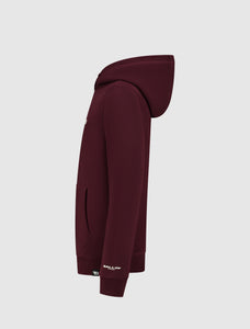 Kids Original Icon Logo Hoodie | Aged Burgundy