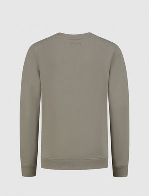 Kids Original Icon Logo Sweater | Taupe
