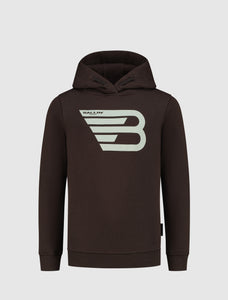 Kids Original Icon Logo Hoodie | Brown