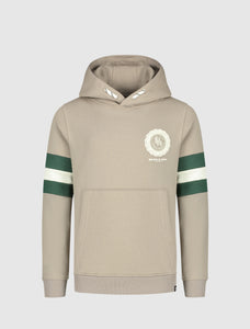 Kids Color Block Mouwen Hoodie | Taupe