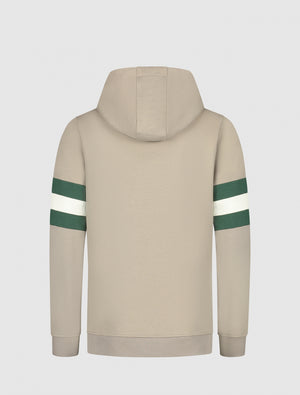 Kids Color Block Mouwen Hoodie | Taupe